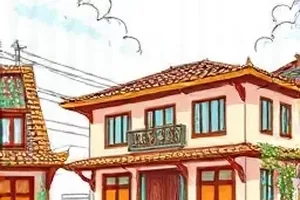 山那边的邮差翻山送信场景封面